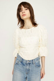 SLY PUFF SLEEVE CUT トップス スライ トップス カットソー・Tシャツ ホワイト ブラック ピンク【送料無料】