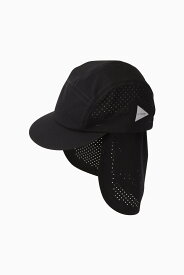 and wander tech cap アンドワンダー 帽子 その他の帽子 グレー ブラック【送料無料】