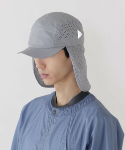 and wander tech cap �A���h�����_�[ �X�q ���̑��̖X�q �O���[ �u���b�N�y���������z