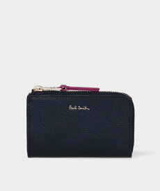 【SALE／30%OFF】Paul Smith 【公式】レモンプリント コインケース ポール・スミス　アウトレット 財布・ポーチ・ケース コインケース・小銭入れ・札入れ ネイビー ピンク ブルー【送料無料】