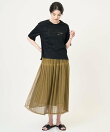 【大きいサイズ/セットアップ対応】プリーツチュールスカート