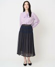 【大きいサイズ/セットアップ対応】プリーツチュールスカート