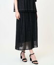 【大きいサイズ/セットアップ対応】プリーツチュールスカート