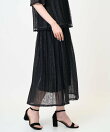 【大きいサイズ/セットアップ対応】プリーツチュールスカート