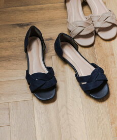 【SALE／30%OFF】URBAN RESEARCH DOORS セパレートフラットサンダル アーバンリサーチドアーズ シューズ・靴 サンダル レッド ネイビー ベージュ【送料無料】