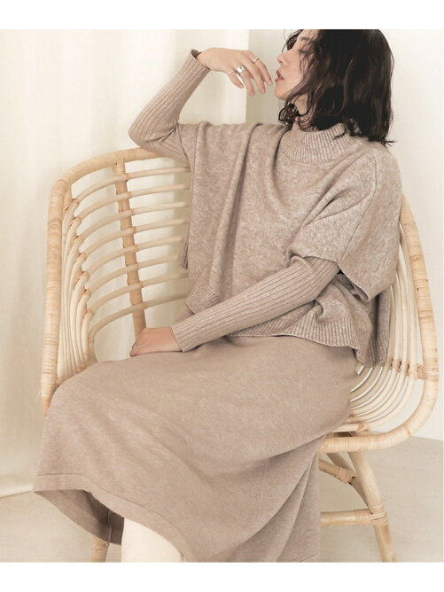 Bou Jeloud ケープトップ リブニットワンピースセット Rakuten Fashion 楽天ファッション 旧楽天ブランドアベニュー Br0092
