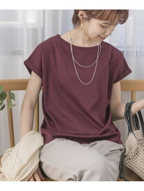 【SALE／40%OFF】URBAN RESEARCH ペルビアンコットンTシャツ アーバンリサーチ カットソー Tシャツ レッド ホワイト ベージュ ブラック グリーン パープル ブラウン