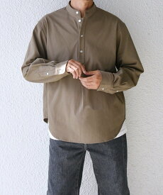 【SALE／10%OFF】SHIPS any SHIPS any: SORONA(R) ストレッチ ジャージー バンドスキッパー プルオーバー シャツ◆ シップス トップス シャツ・ブラウス ブルー グレー カーキグリーン ホワイト ネイビー【送料無料】