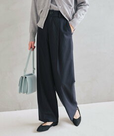 【SALE／30%OFF】UNITED ARROWS green label relaxing [size SHORT/TALLあり]キチントボトムス サキソニー ワイド パンツ ユナイテッドアローズ グリーンレーベルリラクシング パンツ スラックス・ドレスパンツ ベージュ ホワイト ブラック グレー【送料無料】