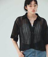 【SALE／30%OFF】BEAMS HEART WOMEN 【8/13新規値下げ】レース クロップド シャツ 26SS ウォッシャブル …