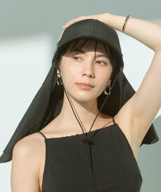 UNITED ARROWS green label relaxing 【WEB限定】2WAY シェードキャップ / 帽子 UVカット ユナイテッドアローズ グリーンレーベルリラクシング 帽子 キャップ ブラック ベージュ【送料無料】