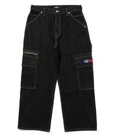 XLARGE XLARGE INC DENIM CARGO PANTS パンツ XLARGE エクストララージ パンツ ジーンズ・デニムパンツ ブラック ネイビー【送料無料】