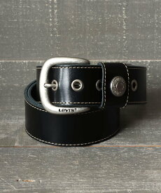 【SALE／24%OFF】Levi's リーバイス ベルト メンズ レザーベルト 本革 コンチョ 40mm マルカワ ファッション雑貨 ベルト レッド ブラック ブラウン