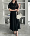 【SALE／40%OFF】GeeRA 【U.S.POLOASSN】ポロ衿ワンピース ジーラ ワンピース・ドレス ワンピース ブラック ネイビー …
