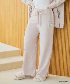 chara station 【miffy/ミッフィー】もこもこルームウェアロングパンツ(上下別売り) クロスマルシェ インナー・ルームウェア パジャマ グレー ピンク ホワイト【送料無料】