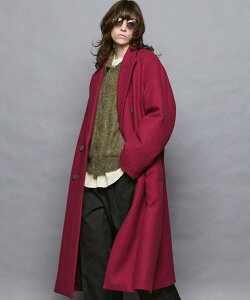 MAISON SPECIAL �yItalian Dead Stock Fabric�zPrime-Over Chesterfield Coat ���]���X�y�V���� �W���P�b�g�E�A�E�^�[ �`�F�X�^�[�R�[�g �u���E�� �O���[ �u���b�N �l�C�r�[ �s���N�y���������z