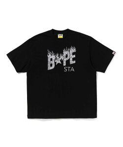A BATHING APE WILD LEOPARD PATTERN BAPE STA LOGO RELAXED FIT TEE �A �x�C�V���O �G�C�v �g�b�v�X �J�b�g�\�[�ET�V���c �O���[ �z���C�g �u���b�N�y���������z