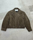 タックポケットハイネックスエードブルゾン / Tuck Pocket High-Neck Suede Blouson
