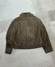 タックポケットハイネックスエードブルゾン / Tuck Pocket High-Neck Suede Blouson
