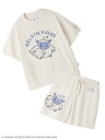 gelato pique 【ドラゴンクエスト】【レディース】ジャガード半袖プルオーバー&ショートパンツセット ジェラートピケ …