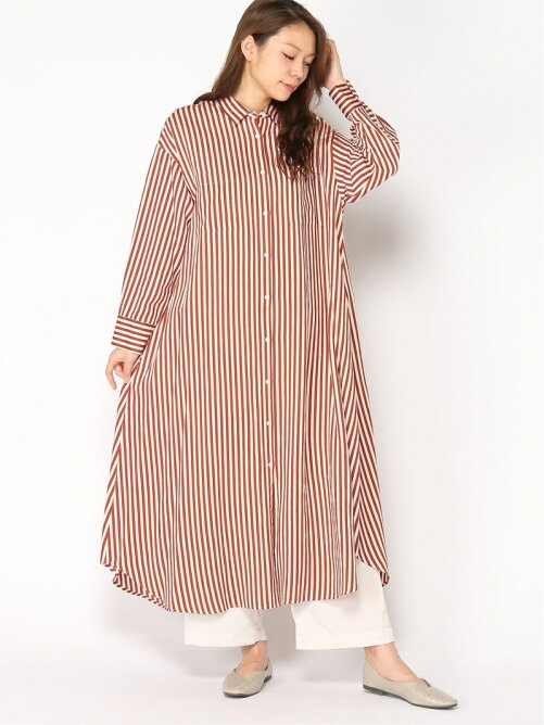 Spick Span Emmetex ストライプシャツワンピース Rakuten Fashion 楽天ファッション 旧楽天ブランドアベニュー Bh0094