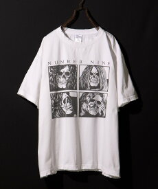 NUMBER (N)INE VINTAGE WASH DAMAGE T-SHIRT ナンバーナイン トップス カットソー・Tシャツ【送料無料】