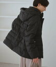 【GREEN DOWN/グリーンダウン】ファー付きダウンミドル丈コート/リンクコーデ