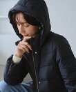 【GREEN DOWN/グリーンダウン】ファー付きダウンミドル丈コート/リンクコーデ