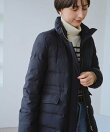 【GREEN DOWN/グリーンダウン】ファー付きダウンミドル丈コート/リンクコーデ