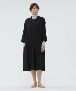 MARGARET HOWELL SOFT COTTON WOOL DRESS }[KbgEnEG s[XEhX ̑̃s[XEhX ubNyz