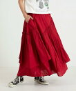 インドフリルマキシギャザースカート