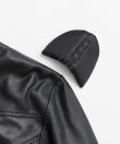 タックポケットハイネックレザーブルゾン / Tuck Pocket High-Neck Leather Blouson