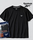 リーボック Reebok Tシャツ メンズ 半袖 ワンポイント 血行促進 パックT 吸汗速乾 抗菌防臭 ストレッチ オーバーサイズ レディース ユニセックス
