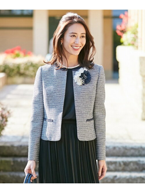 Any Fam セレモニー カラミツイードジャケット Rakuten Fashion 楽天ファッション 旧楽天ブランドアベニュー Ab3095