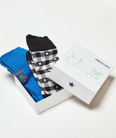 【SALE／50%OFF】CONVERSE TOKYO 【Valentine's Collection】BOX付き2Pソックス コンバーストウキョウ 靴下・レッグウェア 靴下 ブラック ブラウン