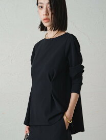 【SALE／61%OFF】PAL GROUP OUTLET 【Loungedress】カットジョーゼットパフブラウス パル グループ アウトレット トップス シャツ・ブラウス ブラック ホワイト ネイビー【送料無料】