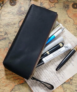 Fun&Daily F&D:Sick Leather zip case t@AhfC[ zE|[`EP[X |[` ubN u[ O[yz