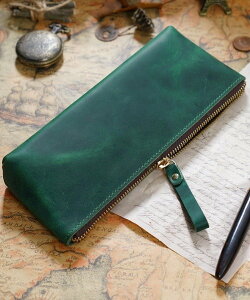 Fun&Daily F&D:Sick Leather zip case t@AhfC[ zE|[`EP[X |[` ubN u[ O[yz