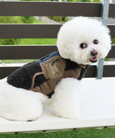 KRIFF MAYER (U)DOGシャギーボアベスト クリフメイヤー ペット用品 ペットウェア・ペット服 ブラック ネイビー グレー ブラウン グリーン ホワイト【送料無料】
