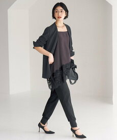 UNFILO L 【累計売上10万本/レビュー4.6★/お客様の声で素材進化】BEAUTY MOVE 最愛ジョグパン アンフィーロ パンツ その他のパンツ ネイビー グレー ブラック【送料無料】