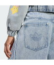 【公式】アディダス adidas 返品可 アディダス ケアベア ハイライズ ワイドレッグ デニム パンツ