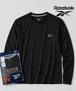 リーボック Reebok Tシャツ メンズ 長袖 ロンT ワンポイント 血行促進 パックT 吸汗速乾 抗菌防臭 ストレッチ オーバーサイズ レディース ユニセックス