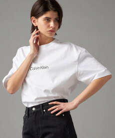 Calvin Klein Jeans (M)【公式ショップ】 カルバンクライン STNDRD リラックス クルーネック Tシャツ Calvin Klein Jeans 40HM228 カルバン・クライン トップス カットソー・Tシャツ ブラック ホワイト グレー【送料無料】