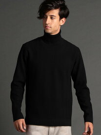 【SALE／30%OFF】NICOLE CLUB FOR MEN ヘリンボン柄タートルネックニット ニコル トップス ニット ブラック レッド ホワイト グレー【送料無料】