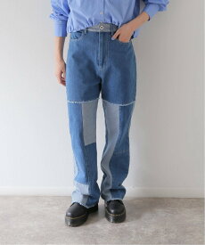 【SALE／30%OFF】JOINT WORKS 【COMMRE / コムル】パッチワークデニムパンツ ジョイントワークス パンツ ジーンズ・デニムパンツ ブルー ブラック【送料無料】