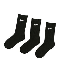 NIKE ソックス(17-21cm) NIKE(ナイキ) NIKE BASIC PACK CREW 3PK ルーキーキッズ 靴下・レッグウェア 靴下 ブラック グレー ピンク ホワイト
