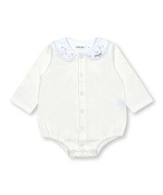 【SALE／10%OFF】SLAP SLIP BABY 刺しゅう襟付ボディミニベビー(70~80cm) ベベ オンライン ストア マタニティウェア・ベビー用品 ロンパース・カバーオール