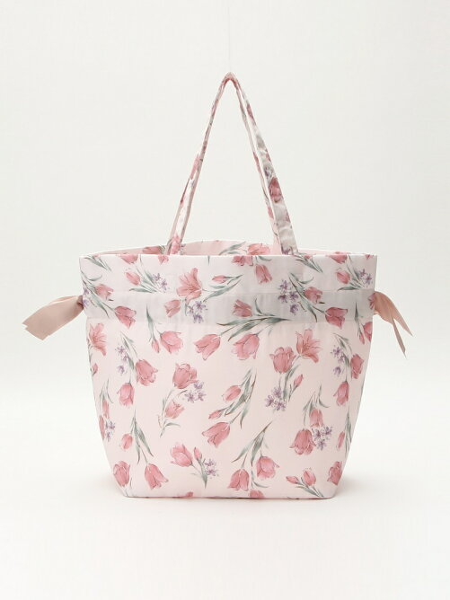 Cocoonist チューリップ柄巾着トートバッグ Rakuten Fashion 楽天