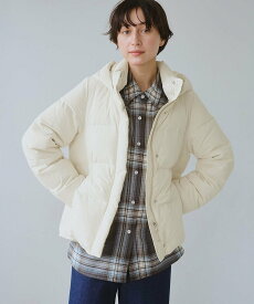 【SALE／40%OFF】ROPE' PICNIC 【GREEN DOWN/グリーンダウン】ショートダウン/リンクコーデ ロペピクニック ジャケット・アウター ダウンジャケット・ダウンベスト ホワイト ブラック【送料無料】