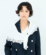 【SALE／50%OFF】NOLLEY'S 《手洗い可能》バテンレース三角ストール ノーリーズ ファッション雑貨 マフラ…